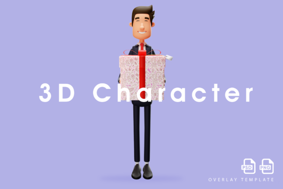3D Male Cartoon Design Having a Present: A Comprehensive Guide to Versatile Digital Assets