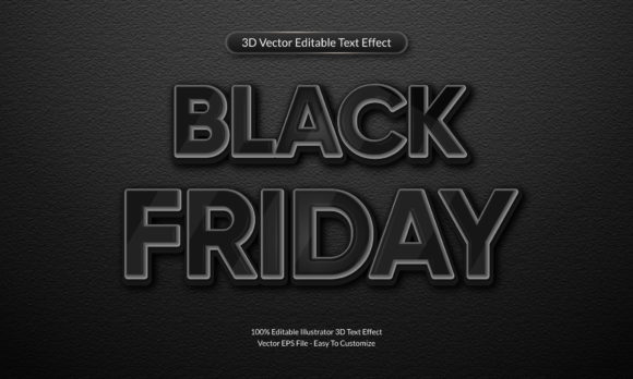 Black Friday 3D Text Effect Design: A Comprehensive Evaluation