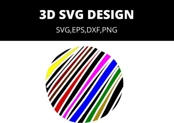 CIRCLE 3D SVG CRAFT DESIGN for Modern Creativity
