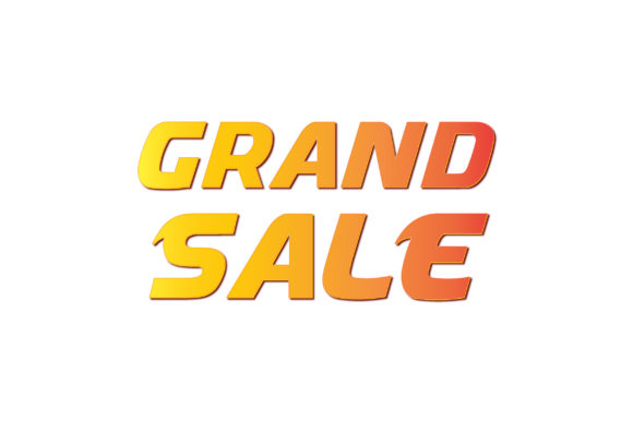 Grand Sale 3D Text Effect Design Evaluation