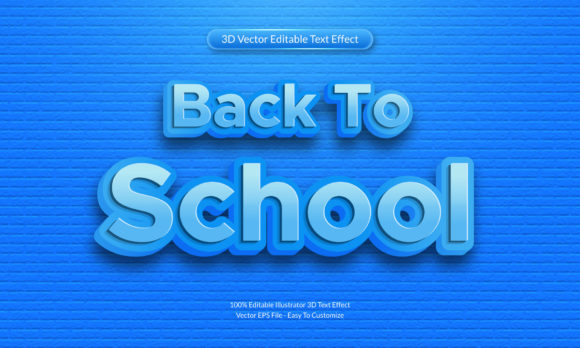 Mastering the Back to School 3D Text Effect: A Comprehensive Guide to Vector Design and Customization