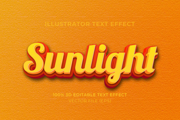 Premium Editable 3D Text Effect Design
